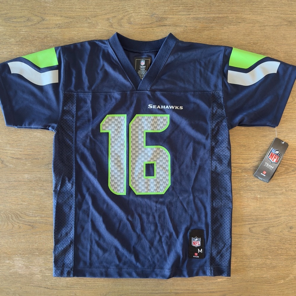 NWT NFL Nike Jersey Seattle Seahawks Tyler Lockett #16‎ Youth Size Medium 10/12